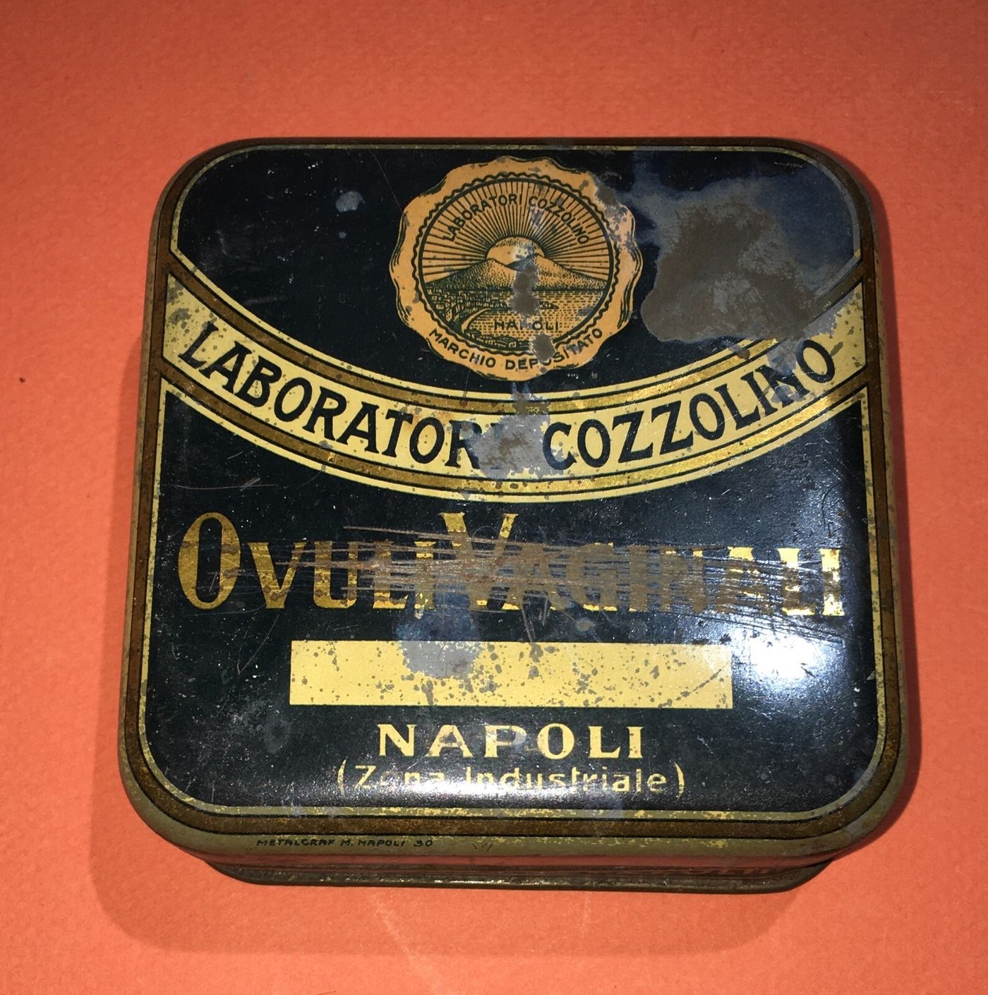 Napoli. Medicina, Farmacia E Ginecologia. Astuccio Pubblicitario Laboratori Cozzolino, Thigenol.