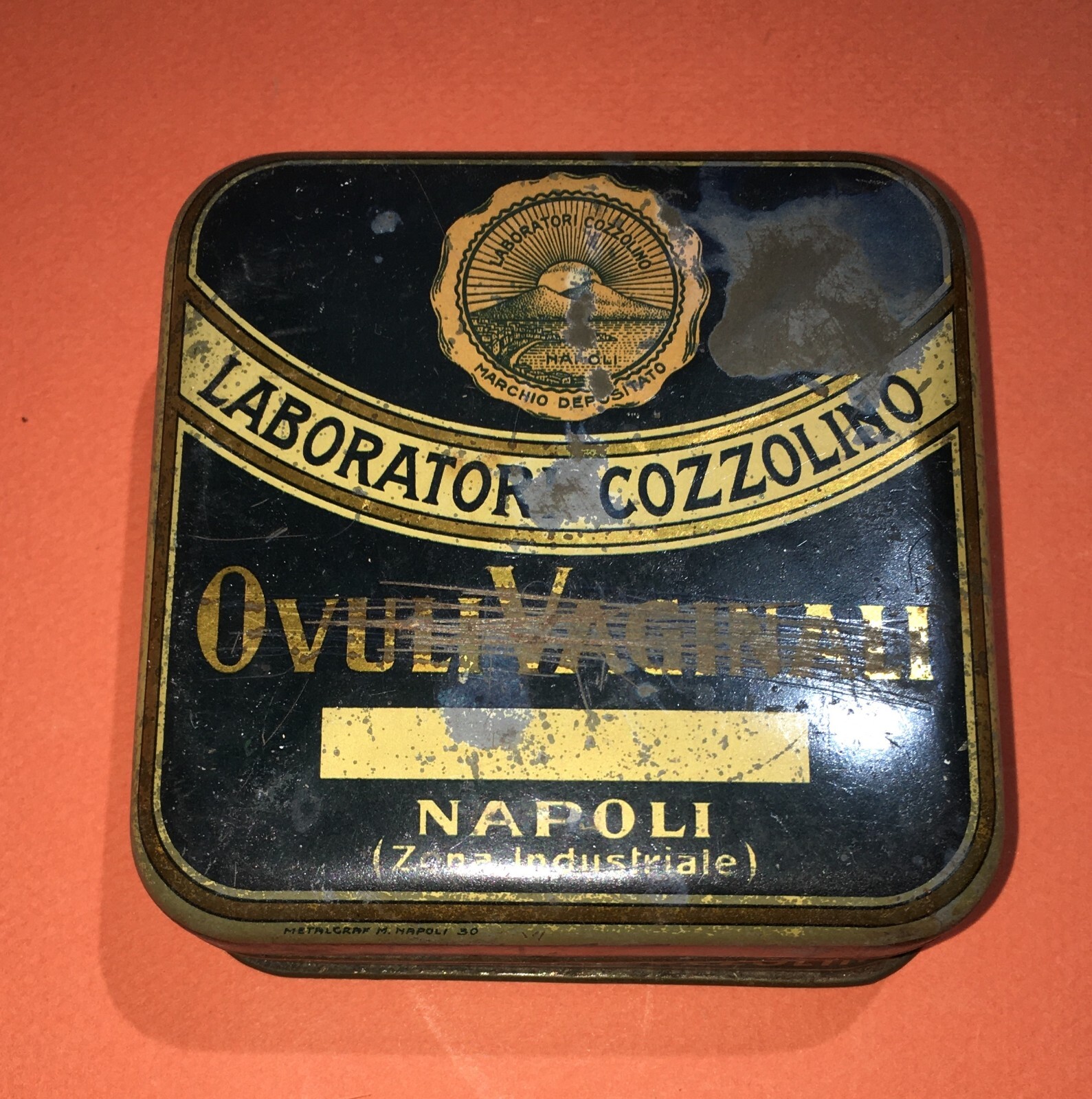 Napoli. Medicina, Farmacia E Ginecologia. Astuccio Pubblicitario Laboratori Cozzolino, Thigenol.