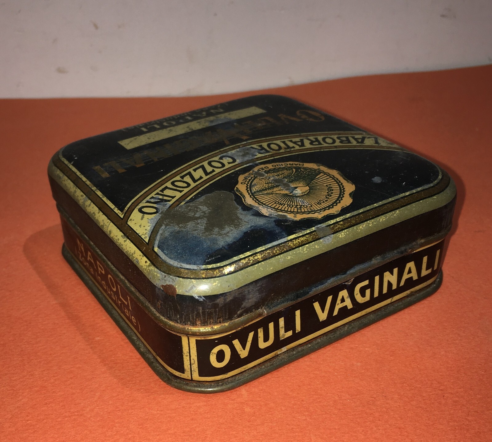 Napoli. Medicina, Farmacia E Ginecologia. Astuccio Pubblicitario Laboratori Cozzolino, Thigenol.