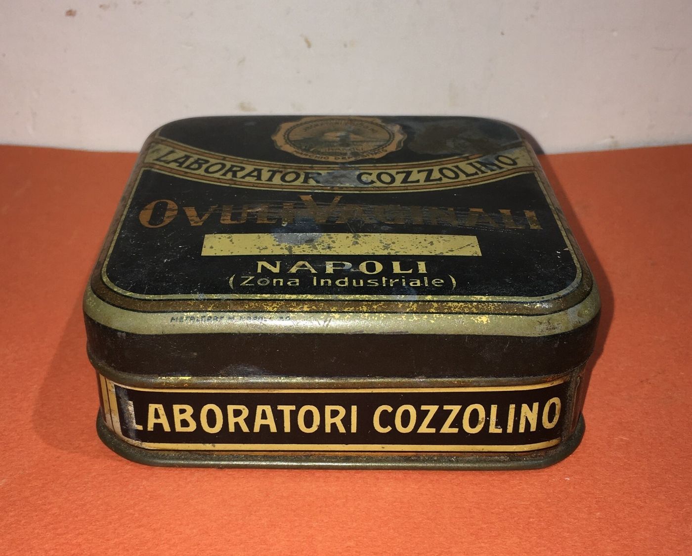 Napoli. Medicina, Farmacia E Ginecologia. Astuccio Pubblicitario Laboratori Cozzolino, Thigenol.