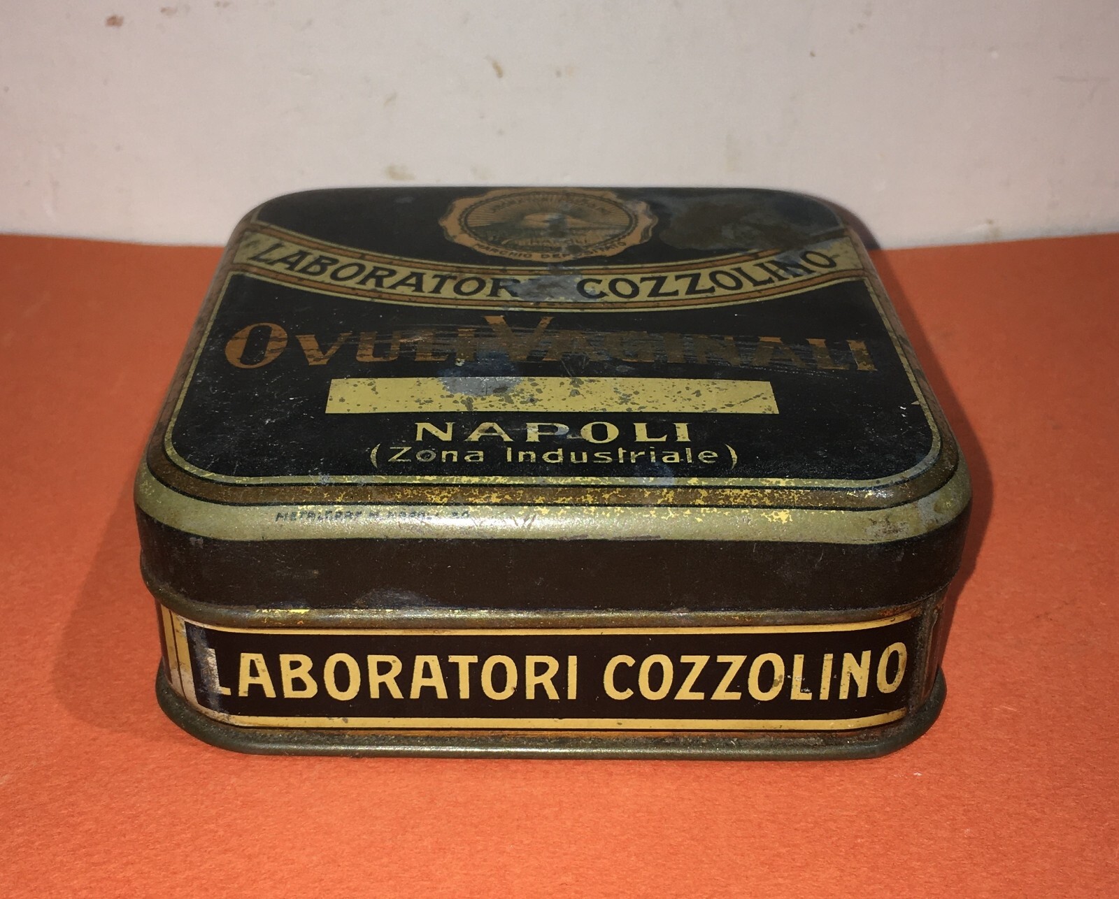 Napoli. Medicina, Farmacia E Ginecologia. Astuccio Pubblicitario Laboratori Cozzolino, Thigenol.
