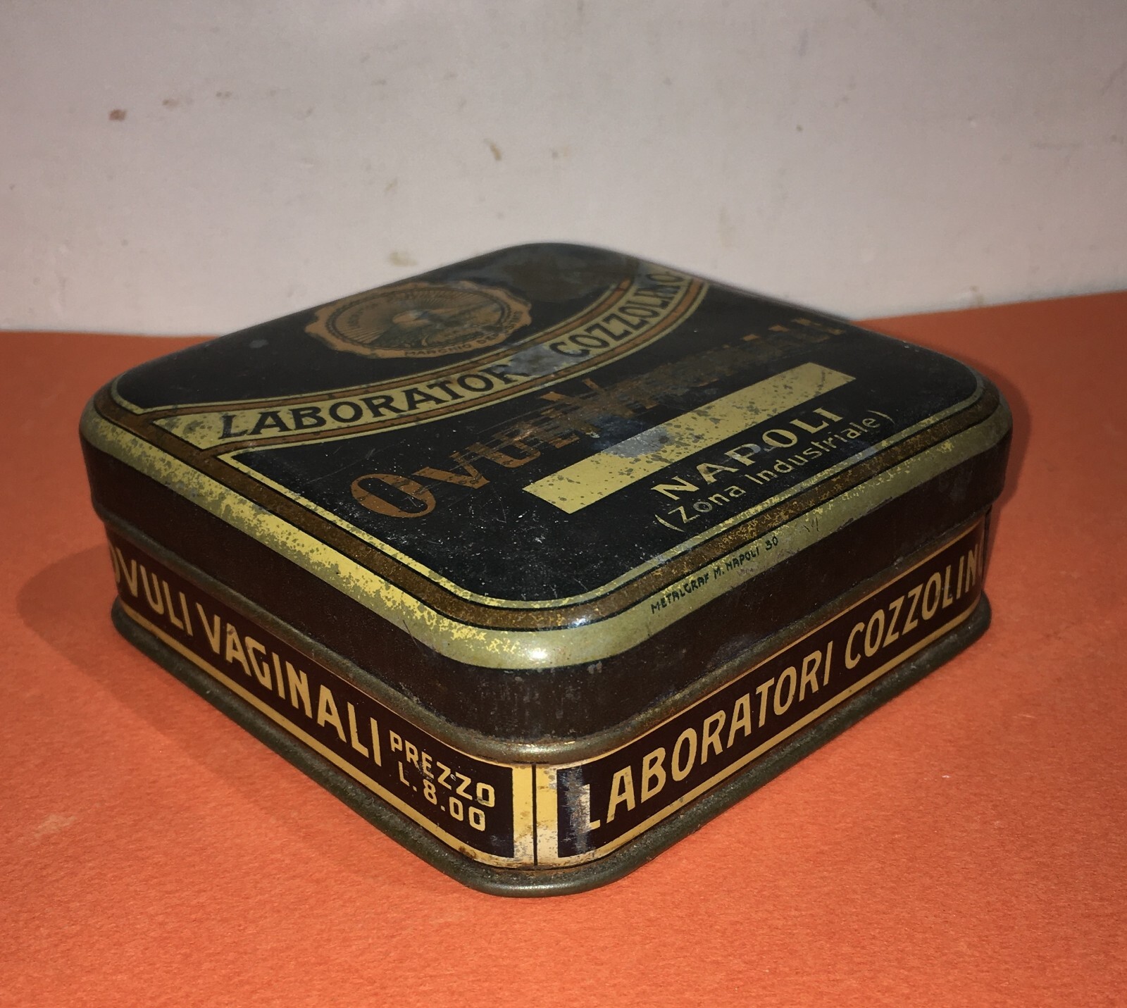 Napoli. Medicina, Farmacia E Ginecologia. Astuccio Pubblicitario Laboratori Cozzolino, Thigenol.