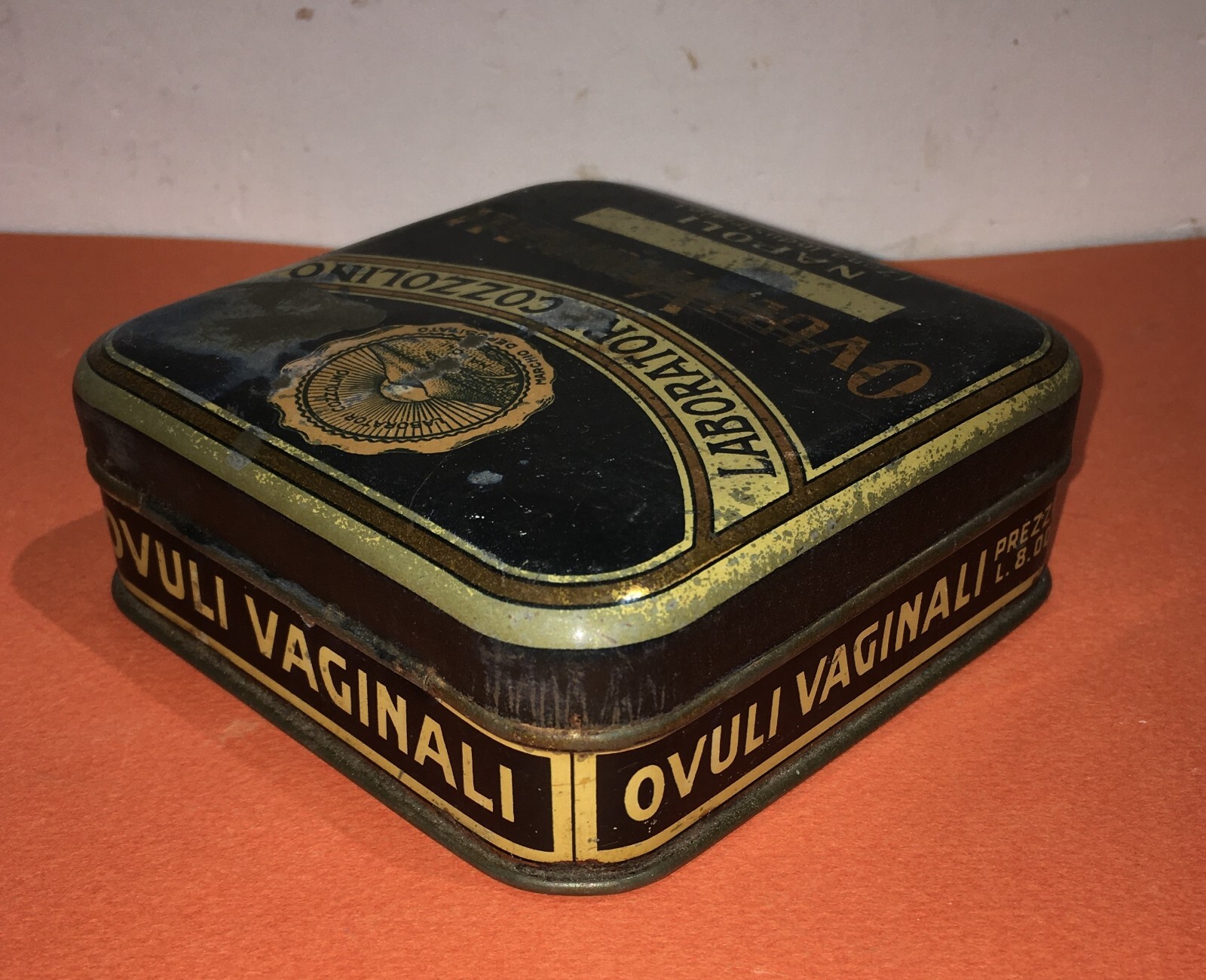 Napoli. Medicina, Farmacia E Ginecologia. Astuccio Pubblicitario Laboratori Cozzolino, Thigenol.