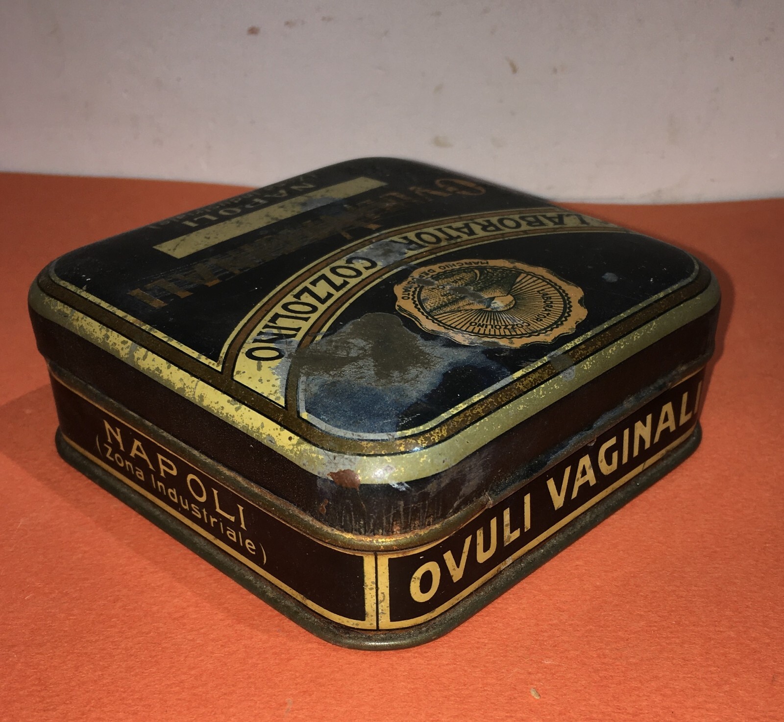 Napoli. Medicina, Farmacia E Ginecologia. Astuccio Pubblicitario Laboratori Cozzolino, Thigenol.
