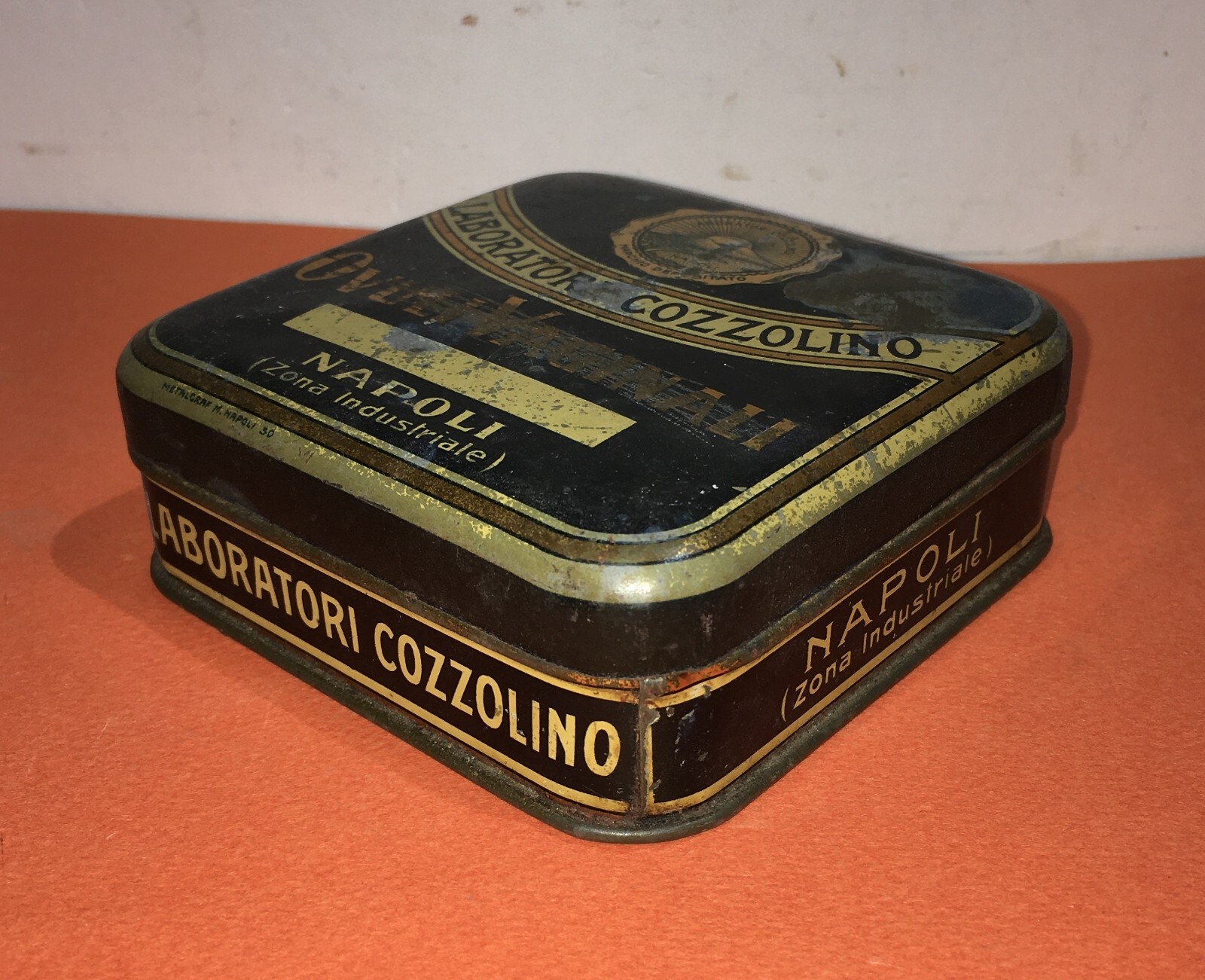 Napoli. Medicina, Farmacia E Ginecologia. Astuccio Pubblicitario Laboratori Cozzolino, Thigenol.
