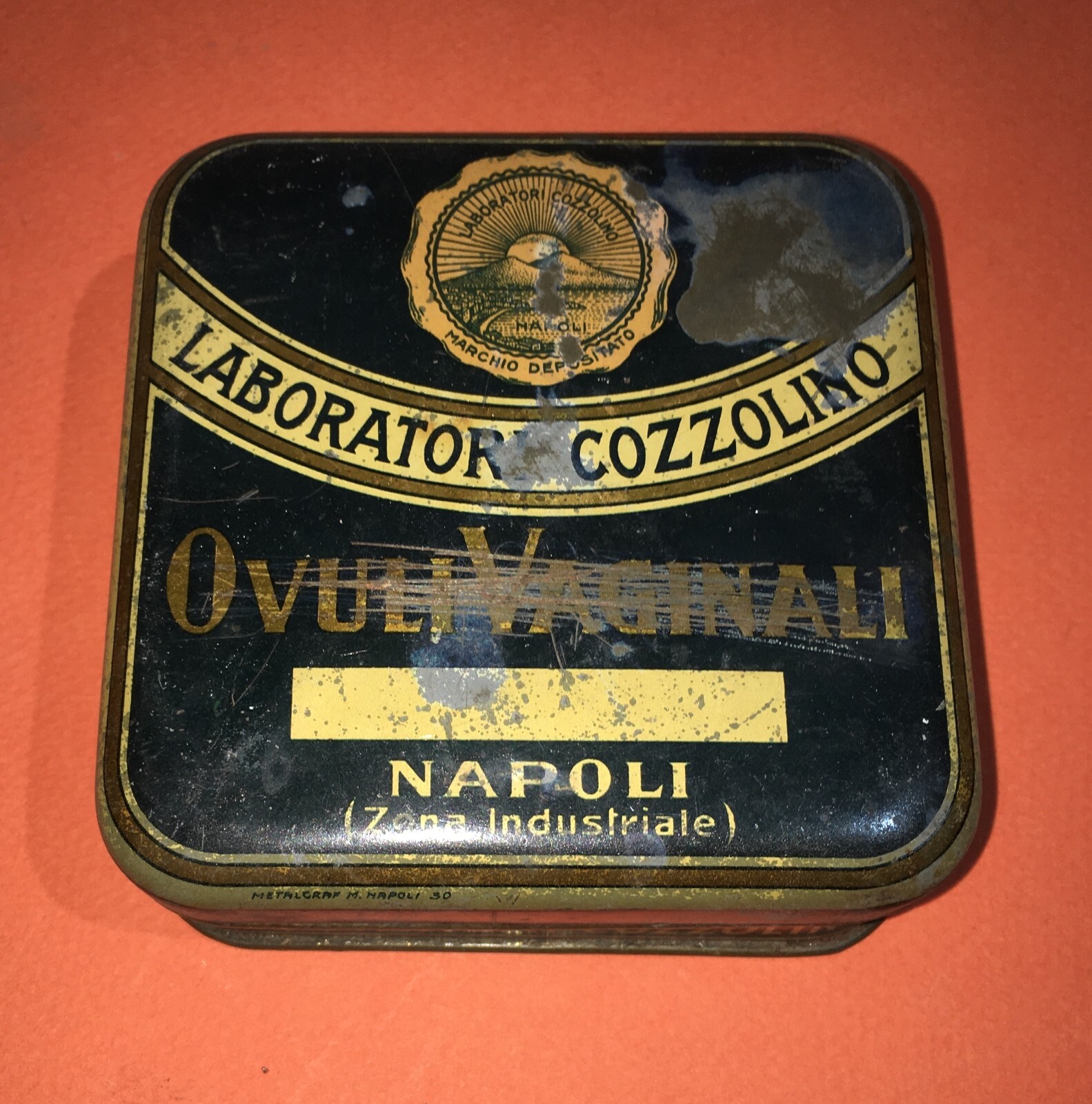 Napoli. Medicina, Farmacia E Ginecologia. Astuccio Pubblicitario Laboratori Cozzolino, Thigenol.