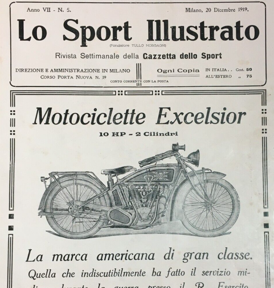 Lo Sport Illustrato: Calcio, Boxe E Motori   20 Dicembre 1919