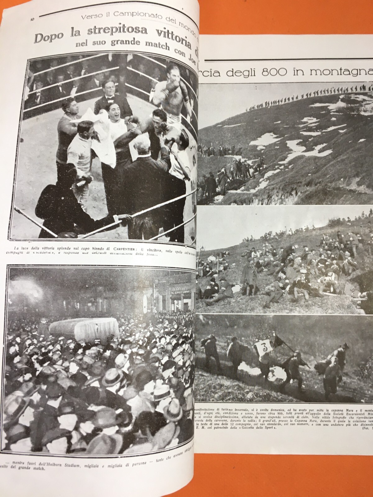 Lo Sport Illustrato: Calcio, Boxe E Motori   20 Dicembre 1919