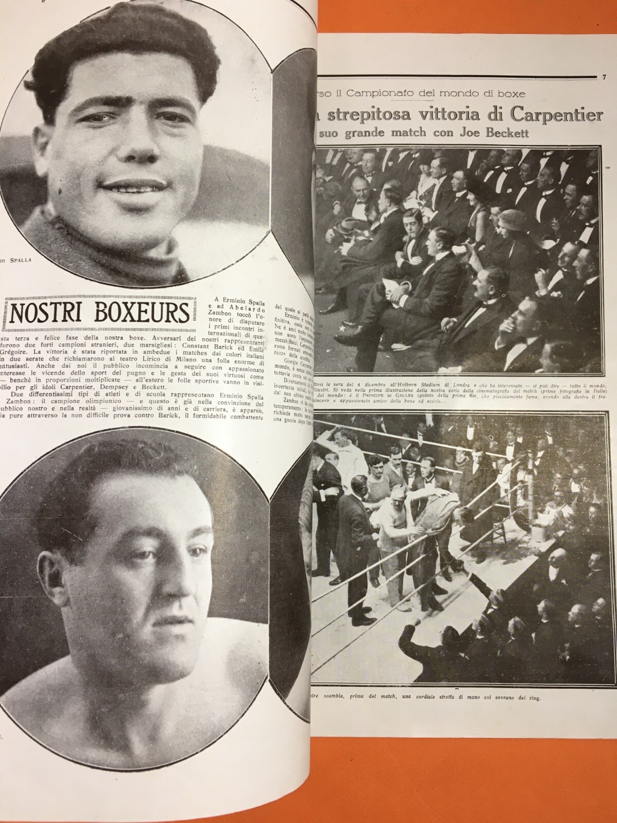 Lo Sport Illustrato: Calcio, Boxe E Motori   20 Dicembre 1919