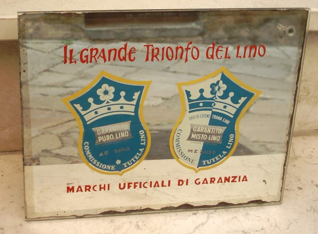 Insegna Pubblicitaria Luminosa Marchi Di Tutela Del Lino