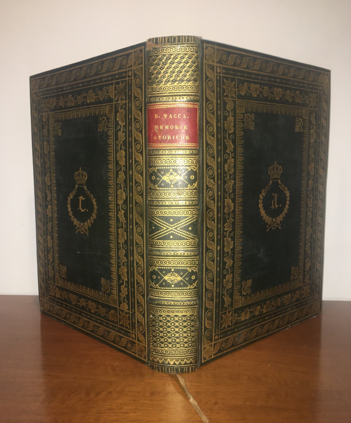 Cardinale Bartolomeo Pacca: Memorie Storiche, Edizione 1830 In Legatura Di Pregio