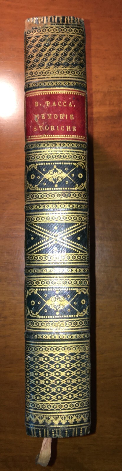 Cardinale Bartolomeo Pacca: Memorie Storiche, Edizione 1830 In Legatura Di Pregio