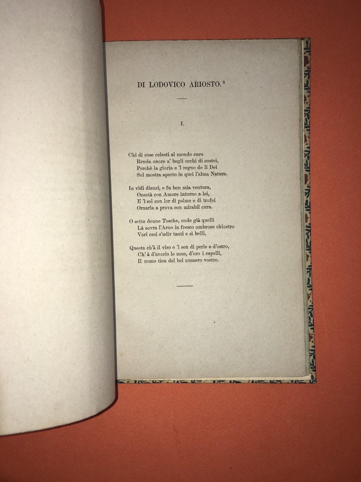 Antica Edizione Per Nozze Garneri Bertoldi, A Cura Di Domenico Carbone, 1872