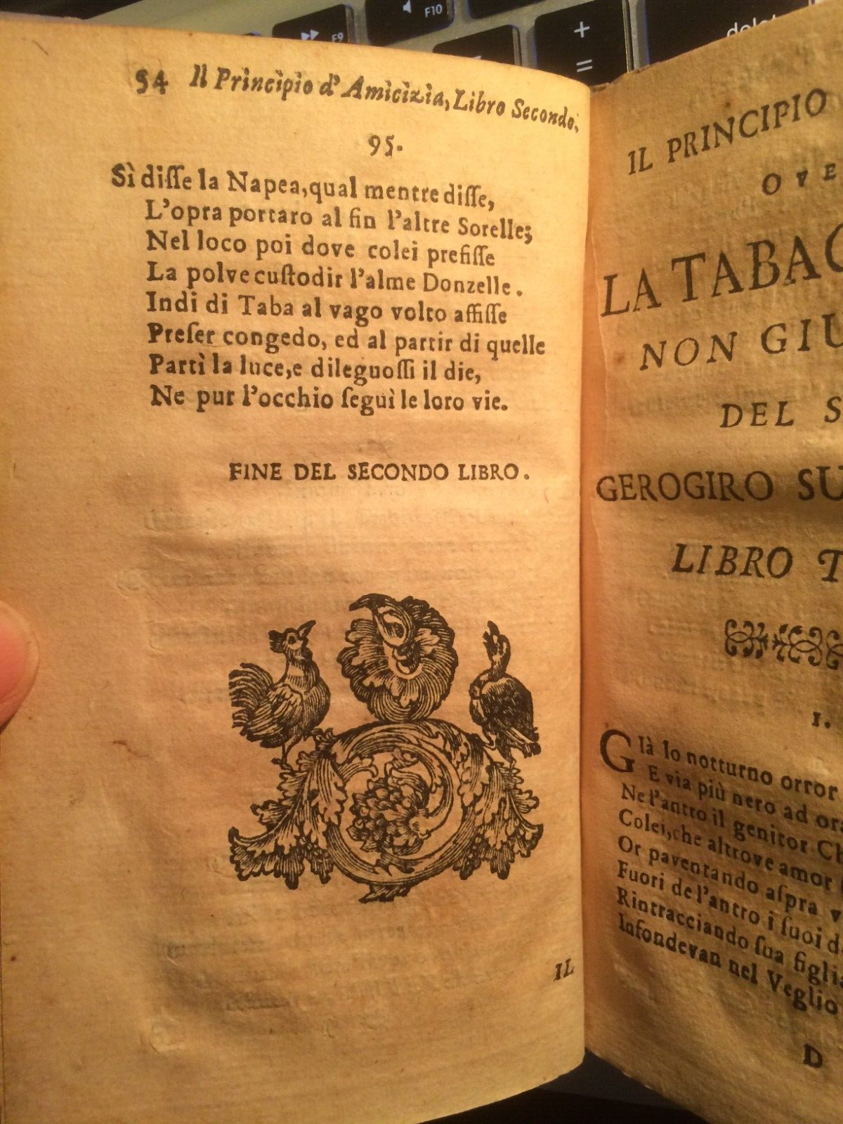 Tabacco: Rara Opera Satirica Di Gerogiro Suscaferro. Caracciolo Principe Di Torella, Spagna, 1694.