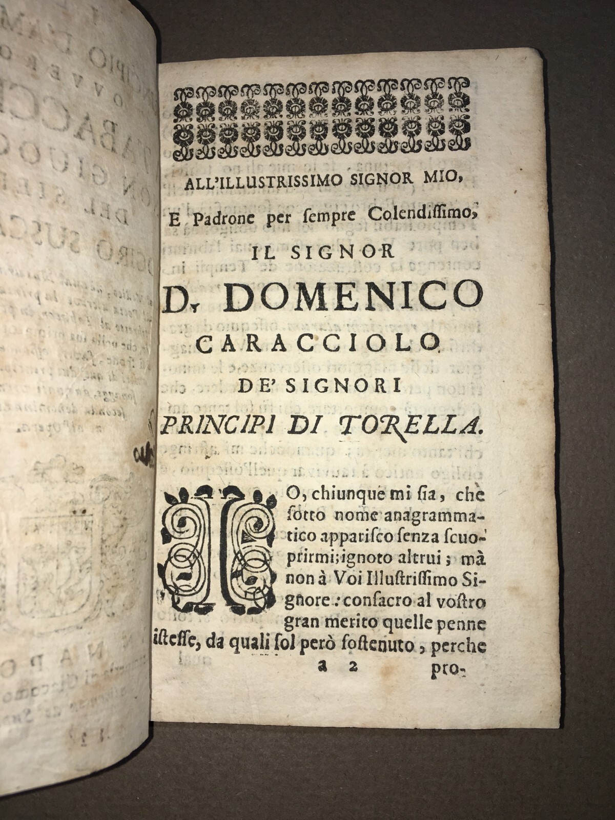 Tabacco: Rara Opera Satirica Di Gerogiro Suscaferro. Caracciolo Principe Di Torella, Spagna, 1694.