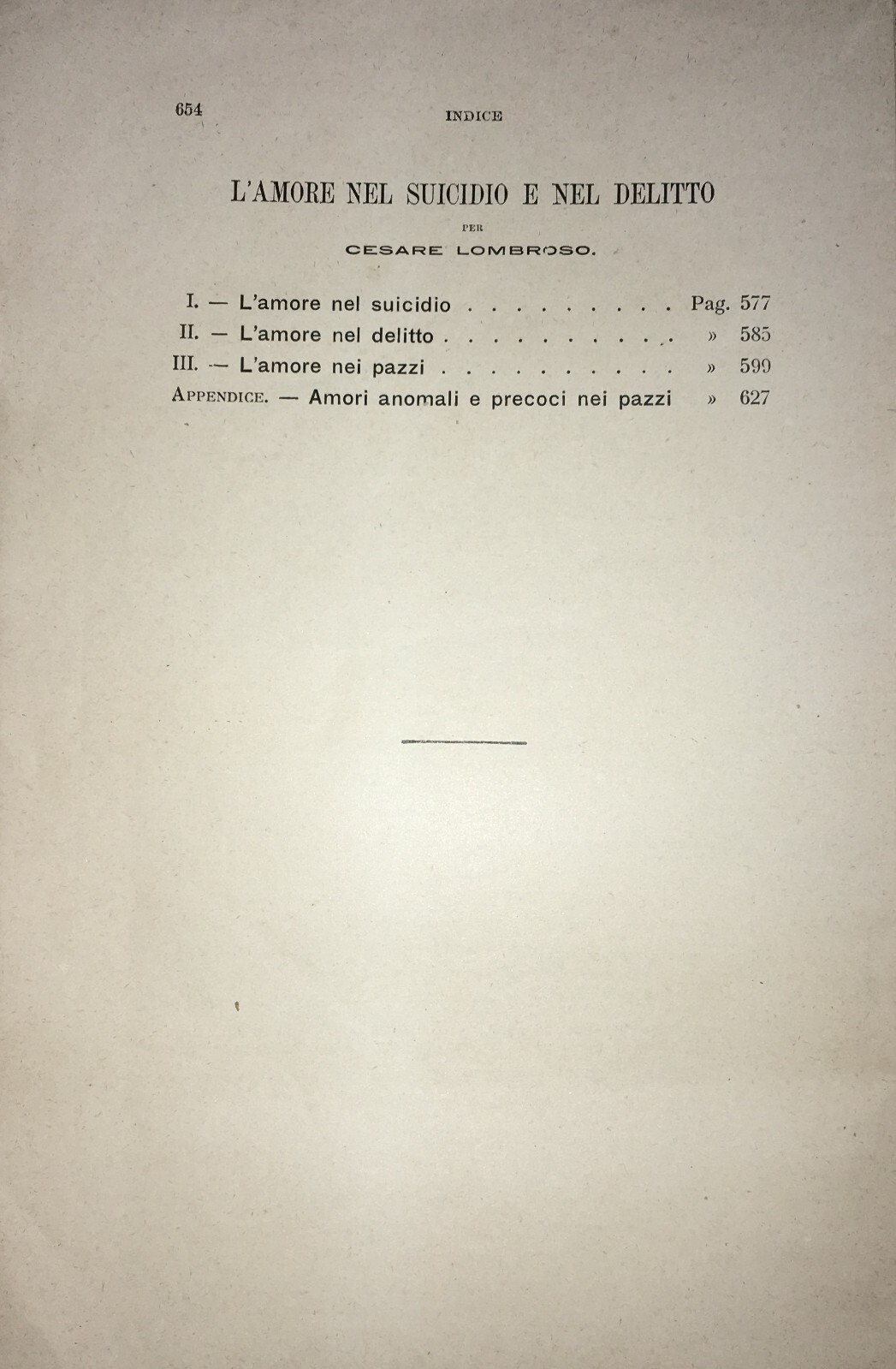 Sessualità, Psicopatologie Sessuali E Medicina Legale (Bloch   Lombroso)