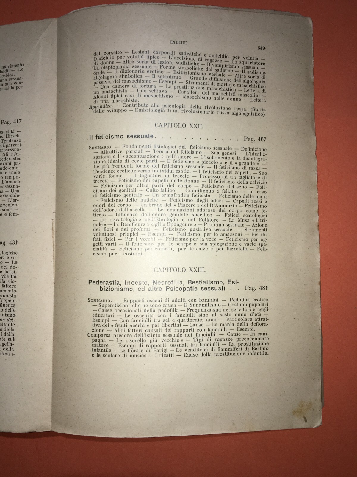 Sessualità, Psicopatologie Sessuali E Medicina Legale (Bloch   Lombroso)