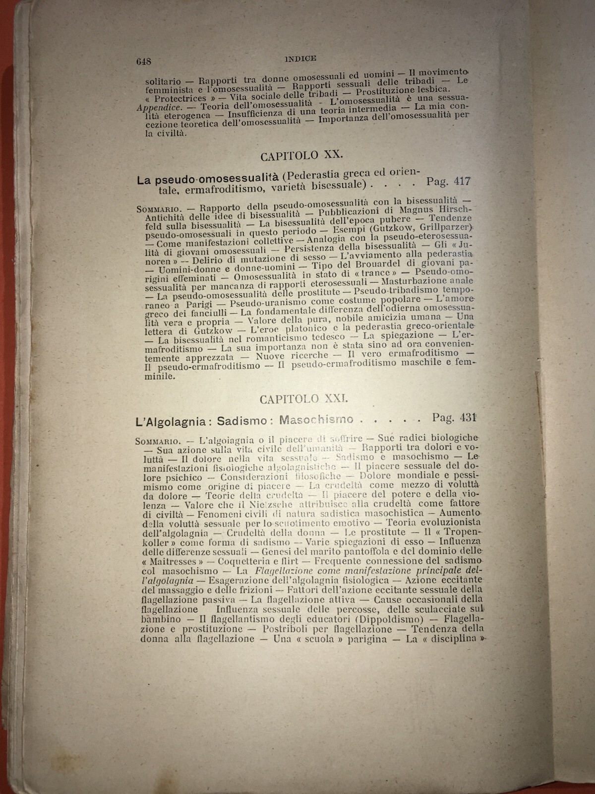 Sessualità, Psicopatologie Sessuali E Medicina Legale (Bloch   Lombroso)