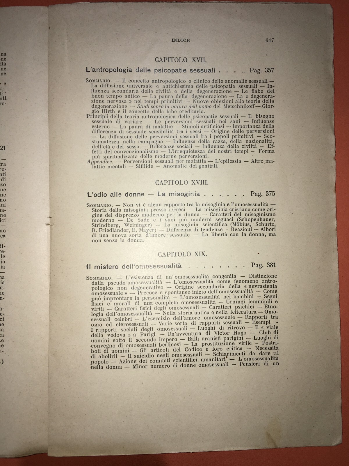 Sessualità, Psicopatologie Sessuali E Medicina Legale (Bloch   Lombroso)