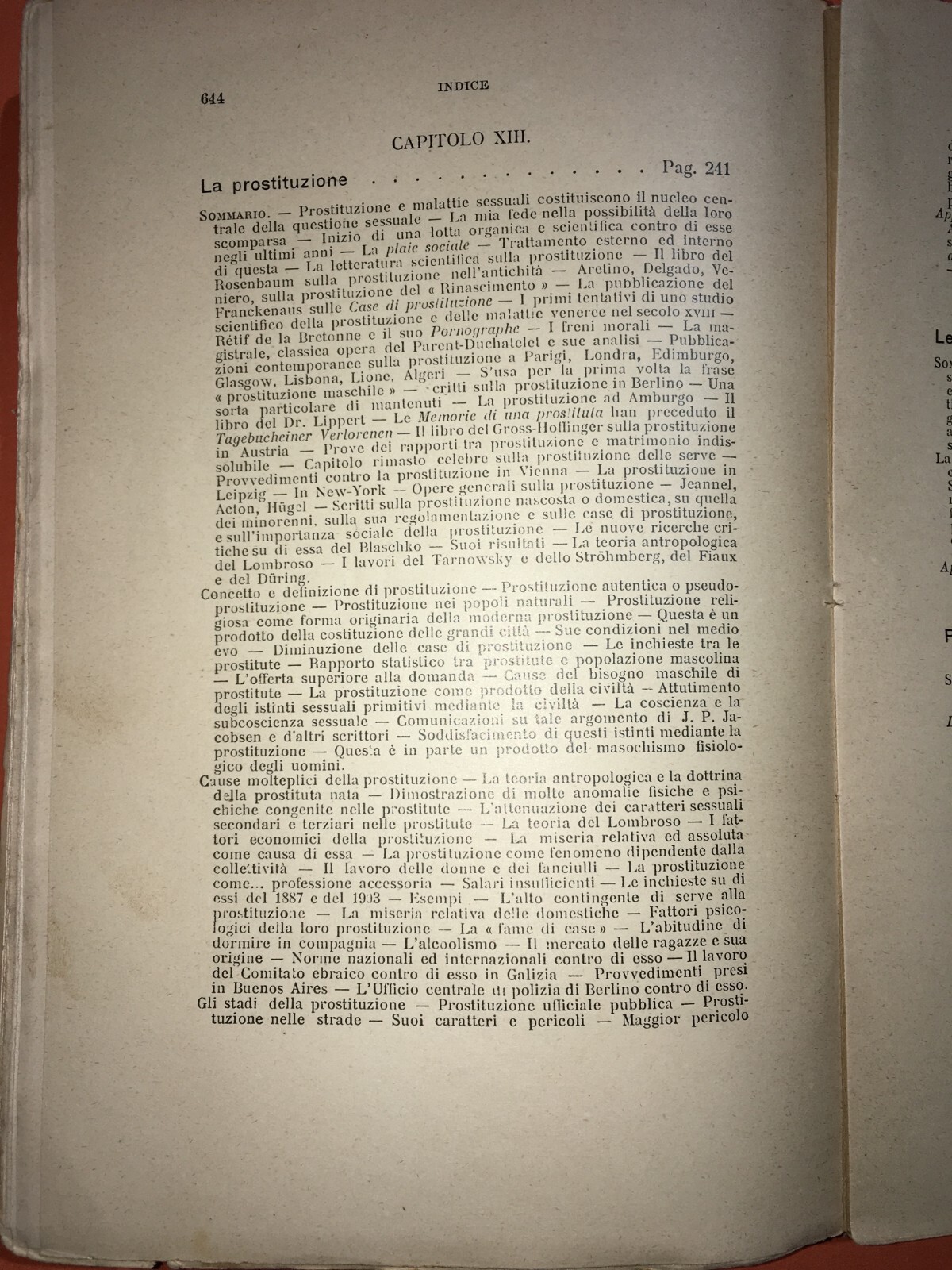 Sessualità, Psicopatologie Sessuali E Medicina Legale (Bloch   Lombroso)