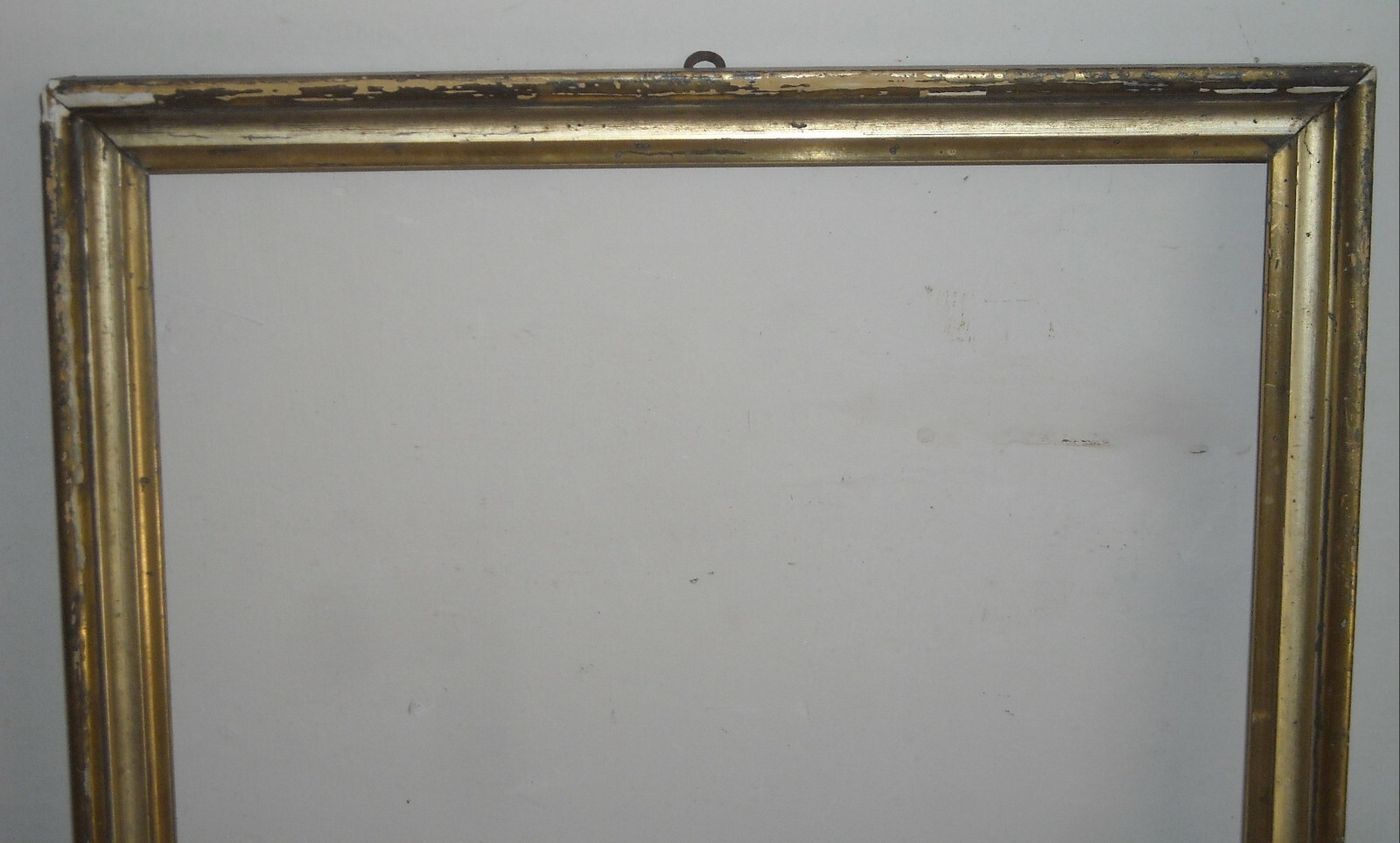Antica Cornice Con Meccatura Dorata