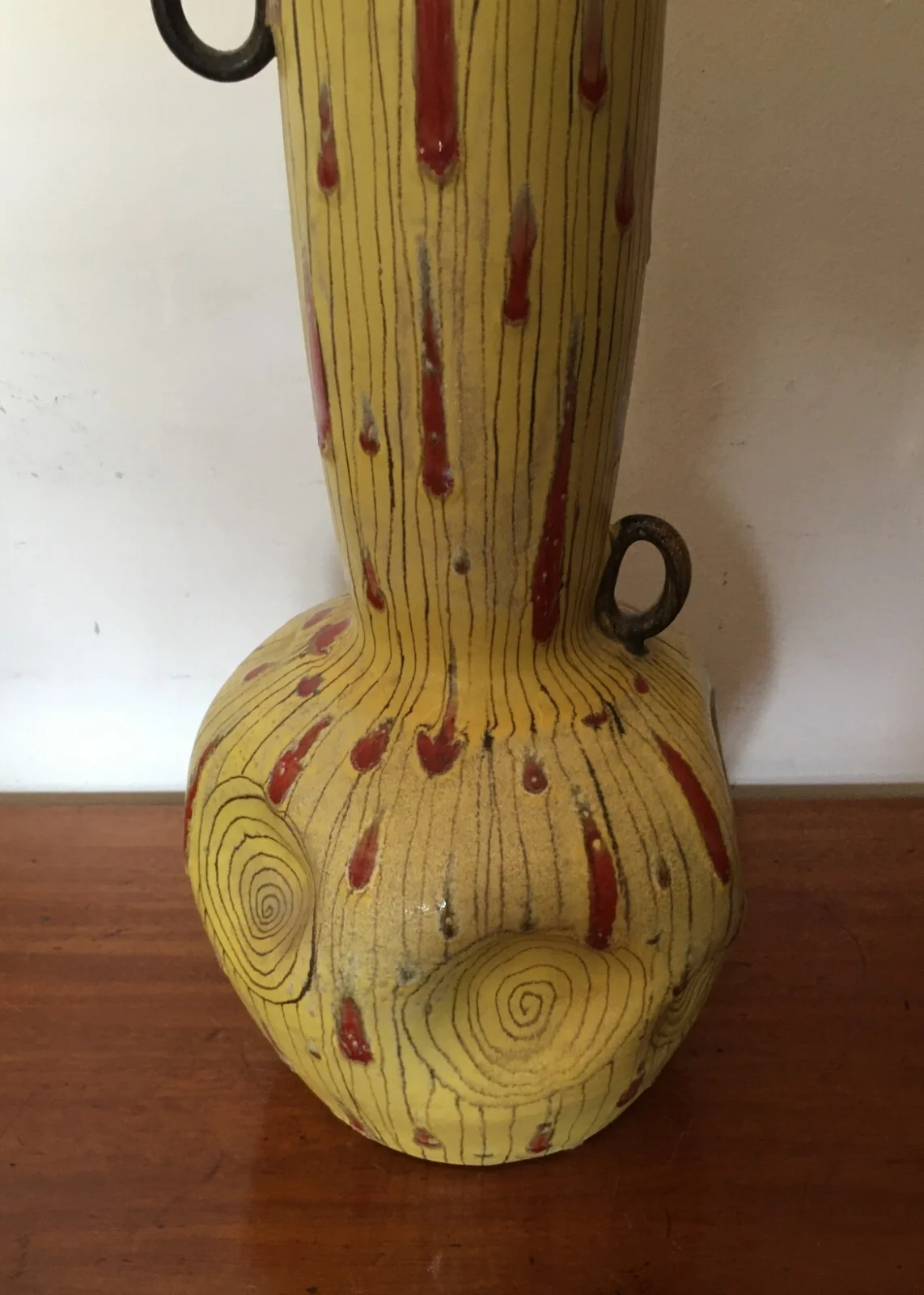 Rimini Miramare, Arte Design: Vaso in Ceramica Artistico Modellato, Anni '50