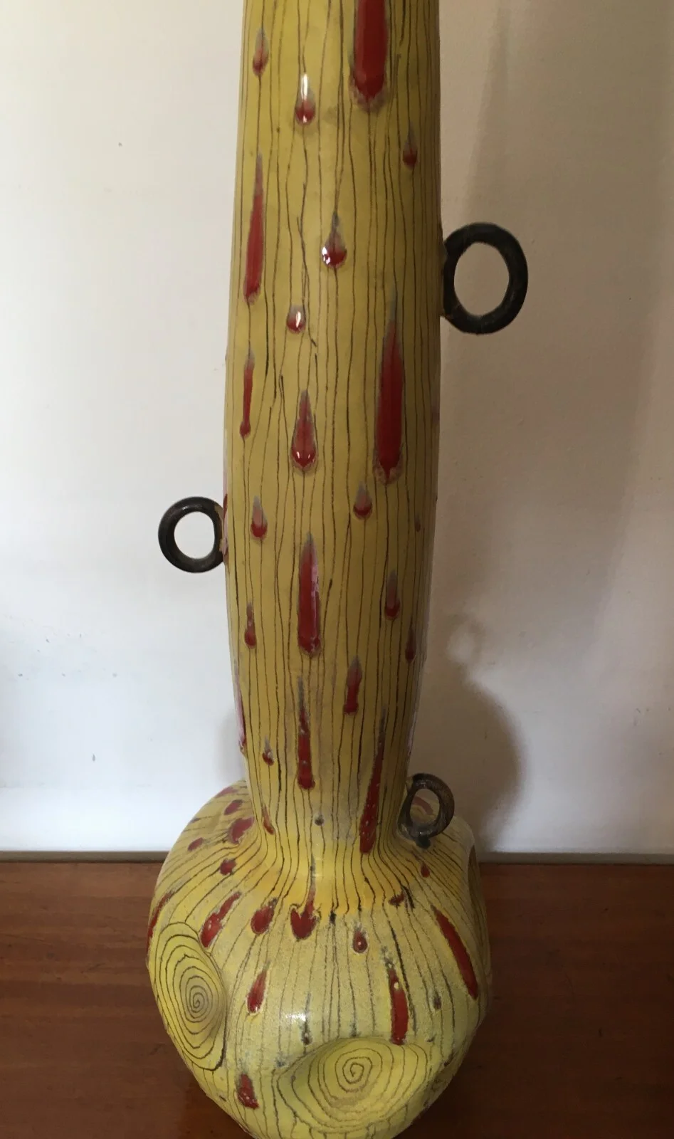 Rimini Miramare, Arte Design: Vaso in Ceramica Artistico Modellato, Anni '50