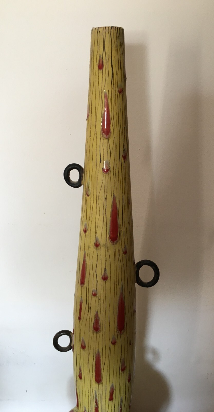 Rimini Miramare, Arte Design: Vaso In Ceramica Artistico Modellato, Anni '50