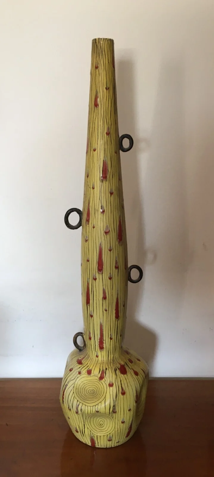 Rimini Miramare, Arte Design: Vaso in Ceramica Artistico Modellato, Anni '50