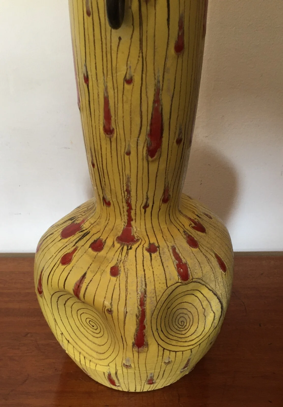 Rimini Miramare, Arte Design: Vaso in Ceramica Artistico Modellato, Anni '50
