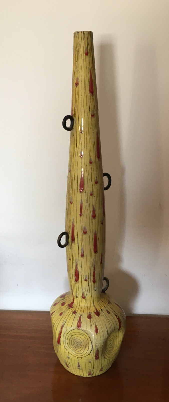 Rimini Miramare, Arte Design: Vaso In Ceramica Artistico Modellato, Anni '50