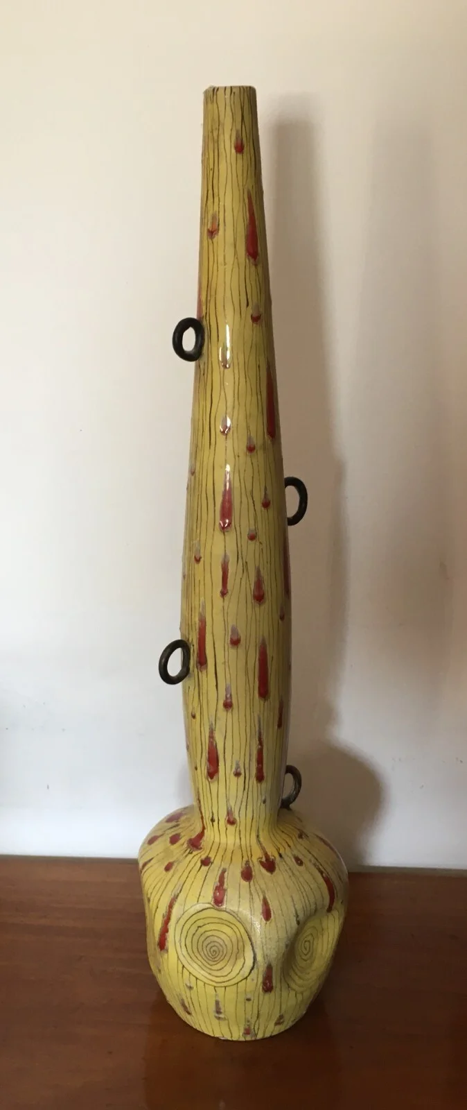 Rimini Miramare, Arte Design: Vaso in Ceramica Artistico Modellato, Anni '50
