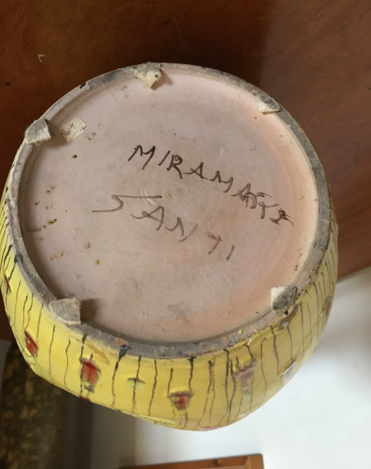 Rimini Miramare, Arte Design: Vaso in Ceramica Artistico Modellato, Anni '50