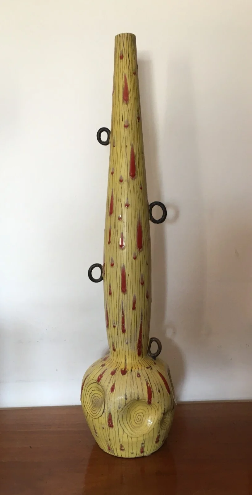 Rimini Miramare, Arte Design: Vaso in Ceramica Artistico Modellato, Anni '50