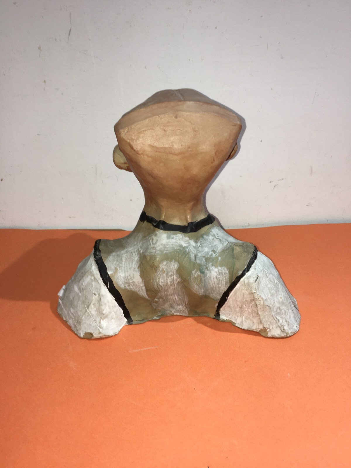 Scultura Caricaturale In Terracotta Di Figura Popolare Sarda