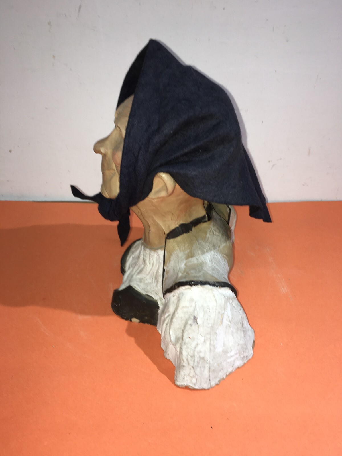 Scultura Caricaturale In Terracotta Di Figura Popolare Sarda