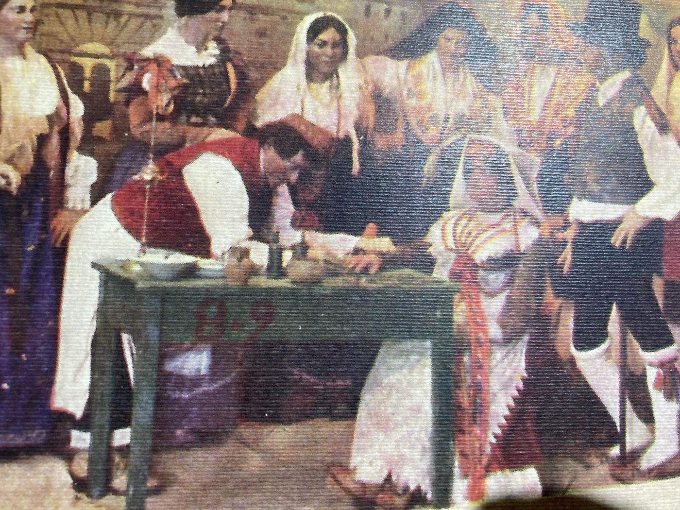 Arte, Folklore E Tatuaggi A Loreto, Marche. Grande Stampa A Colori, Rara Riedizione.