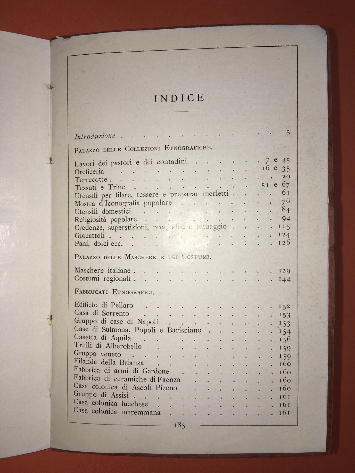 Arte, Folklore, Antropologia, Etnografia: Roma 1911, Raro Catalogo Illustrato