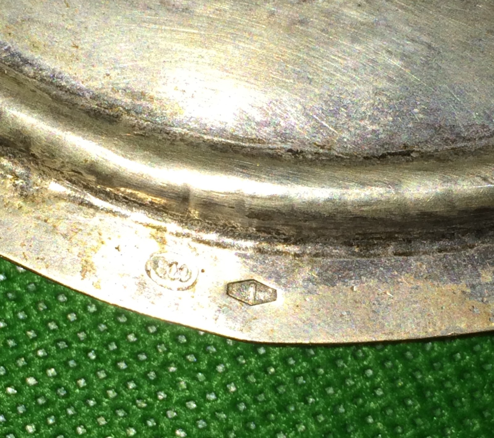 Araldica: Interessante Argenteria Di Famiglia. Decorativo Piatto Ovale Con V Coronata