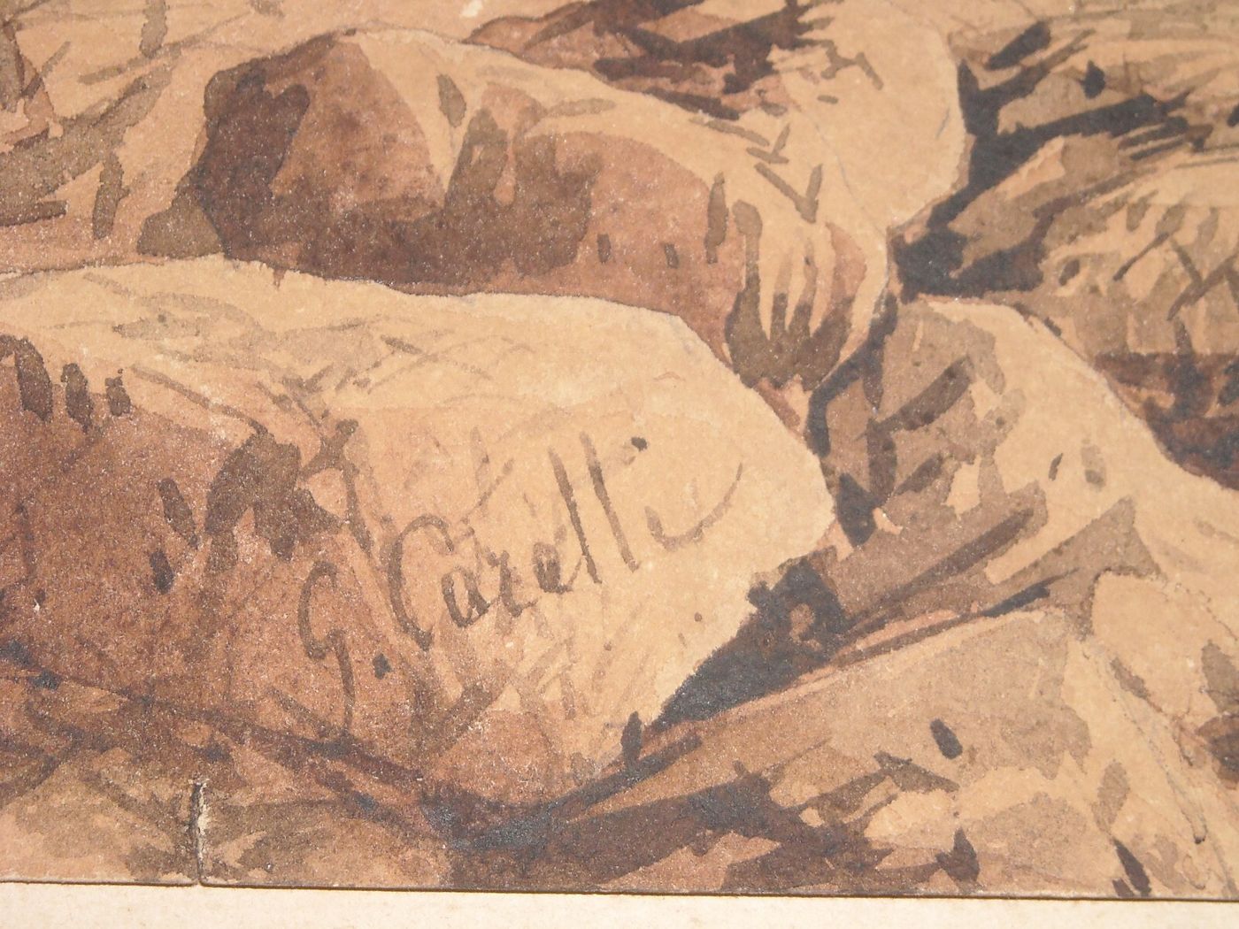 Arte Napoletana Dell'800: Posillipo, Veduta Panoramica Di Carelli