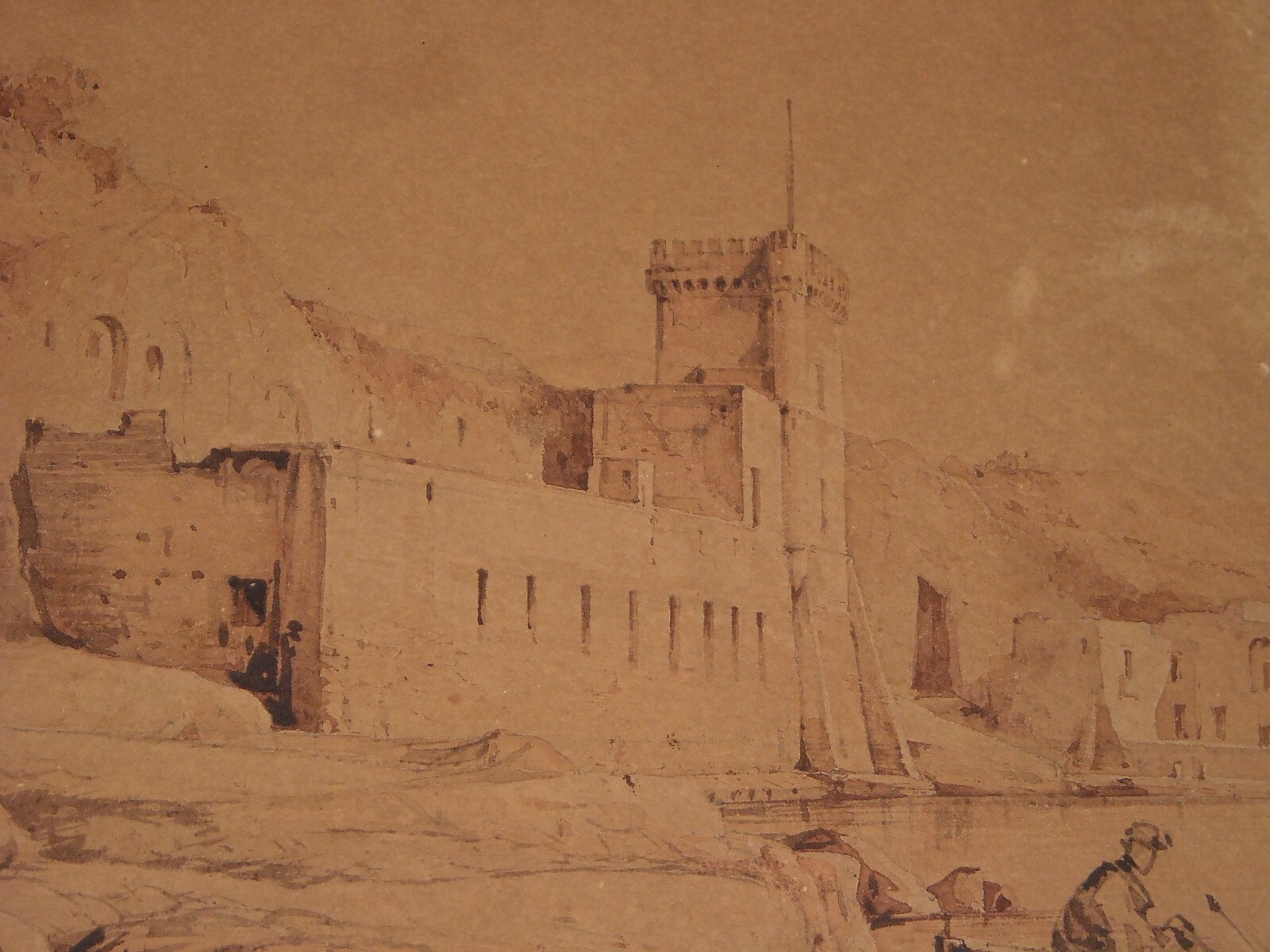 Arte Napoletana Dell'800: Posillipo, Veduta Panoramica Di Carelli