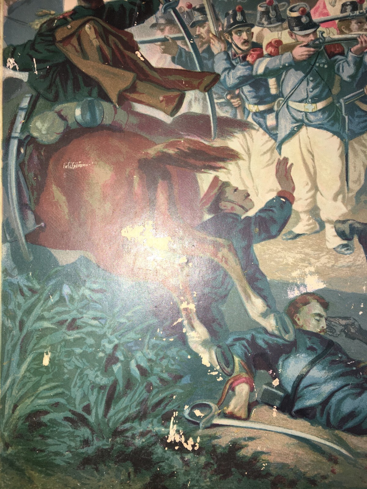 Il Quadrato Di Villafranca: Grande Cromolitografia Risorgimentale Di Stanislao Grimaldi