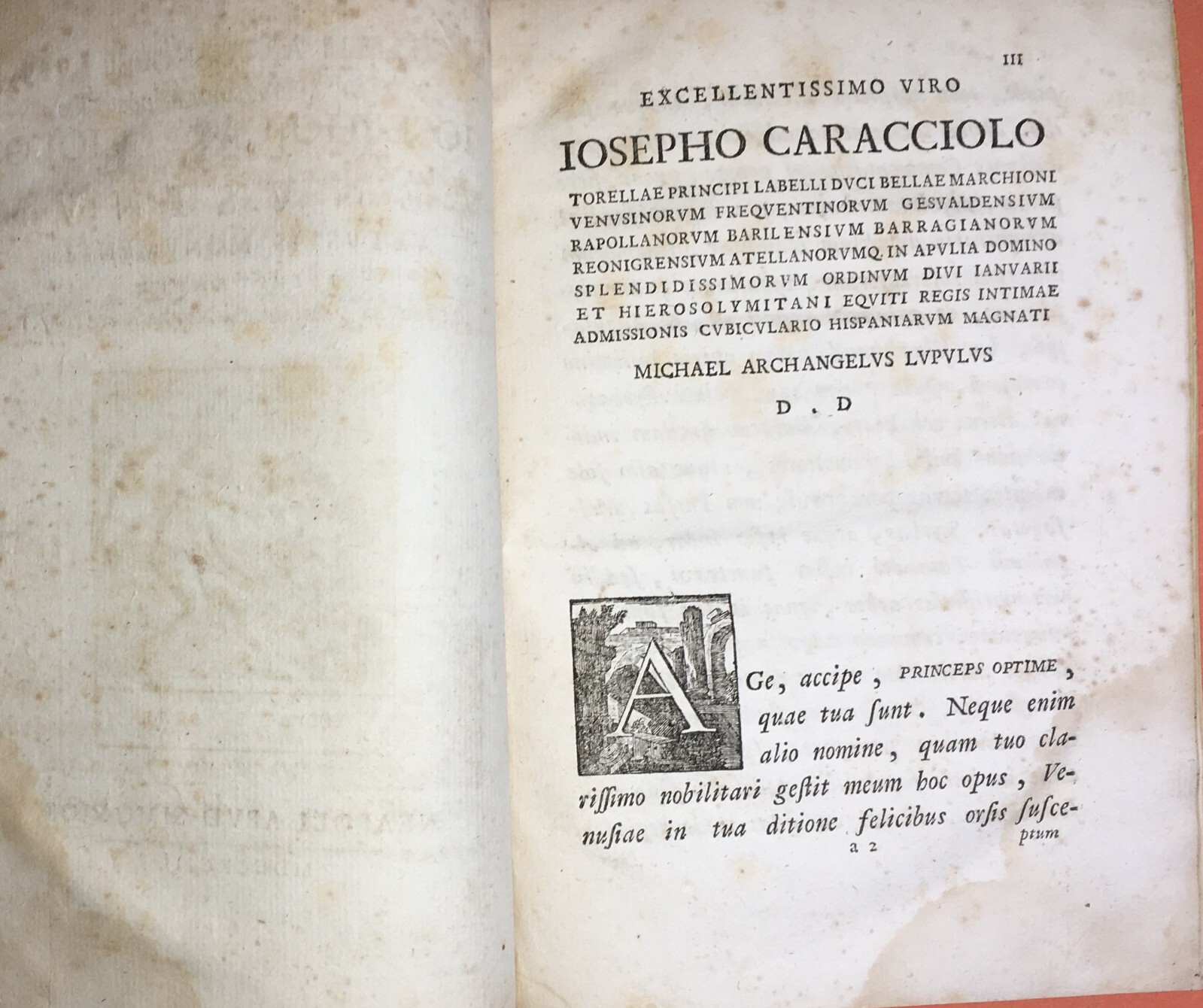 Antica Storia Locale: Michaelis Archangeli Lupuli, Iter Venusinum, 1793