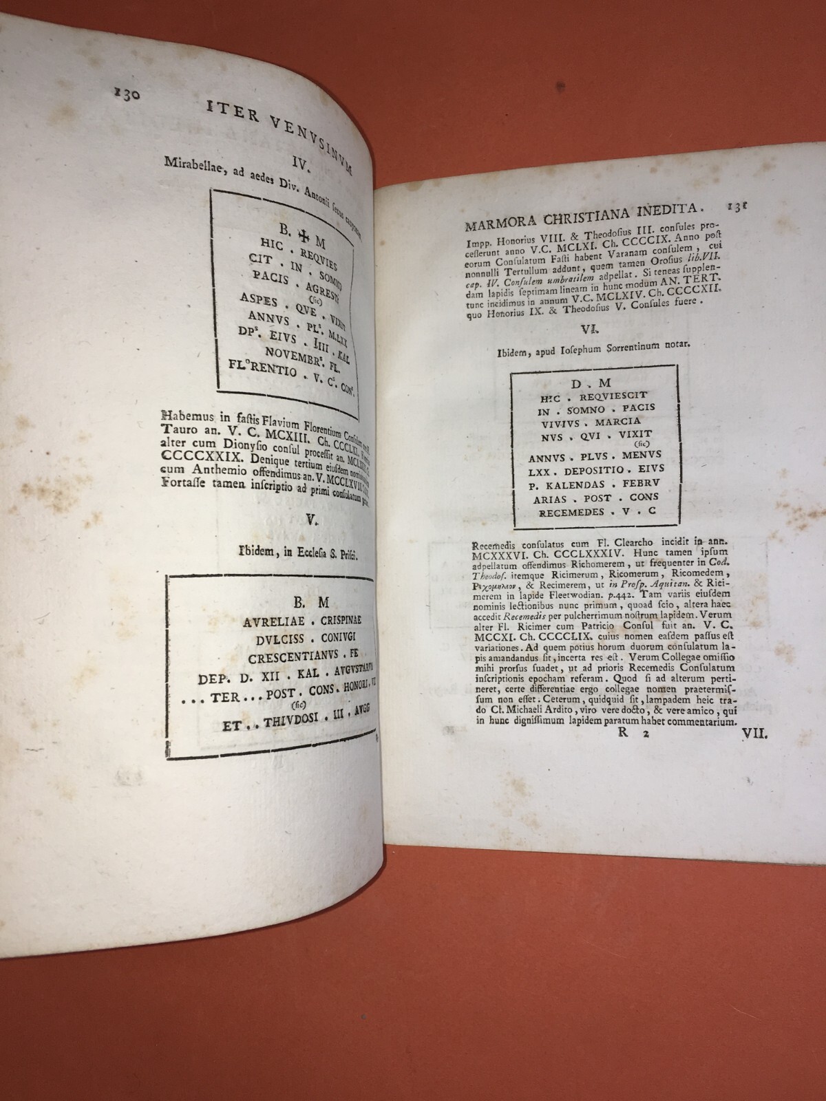 Antica Storia Locale: Michaelis Archangeli Lupuli, Iter Venusinum, 1793