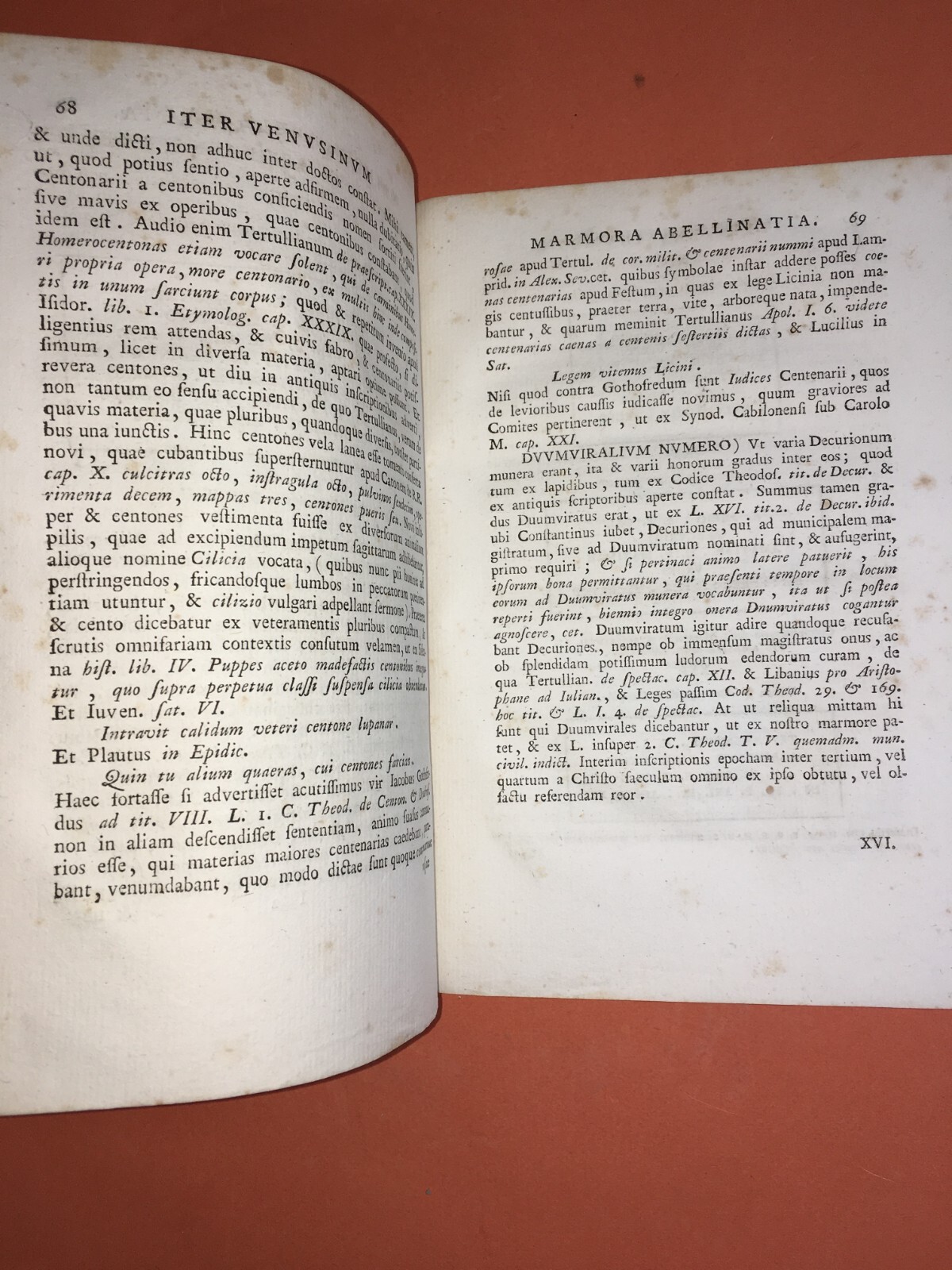 Antica Storia Locale: Michaelis Archangeli Lupuli, Iter Venusinum, 1793