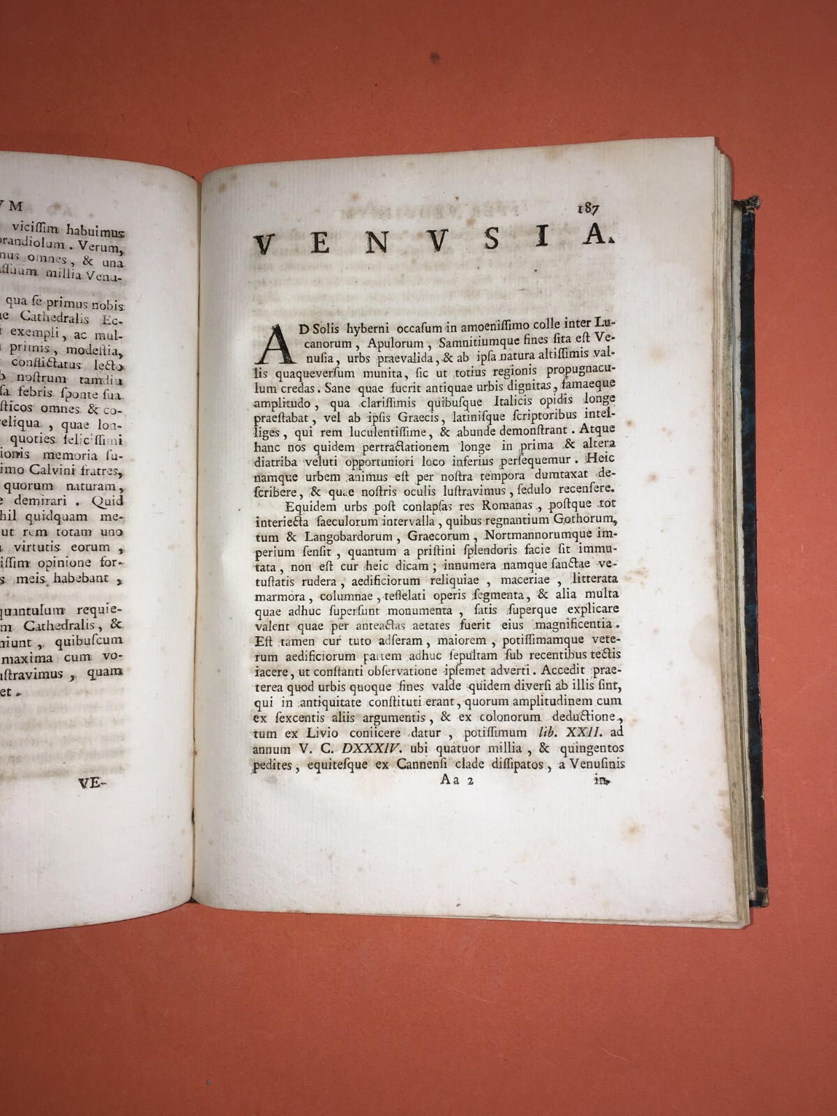 Antica Storia Locale: Michaelis Archangeli Lupuli, Iter Venusinum, 1793