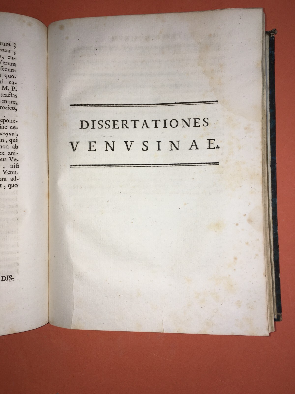 Antica Storia Locale: Michaelis Archangeli Lupuli, Iter Venusinum, 1793