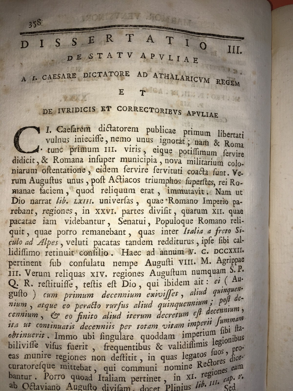 Antica Storia Locale: Michaelis Archangeli Lupuli, Iter Venusinum, 1793