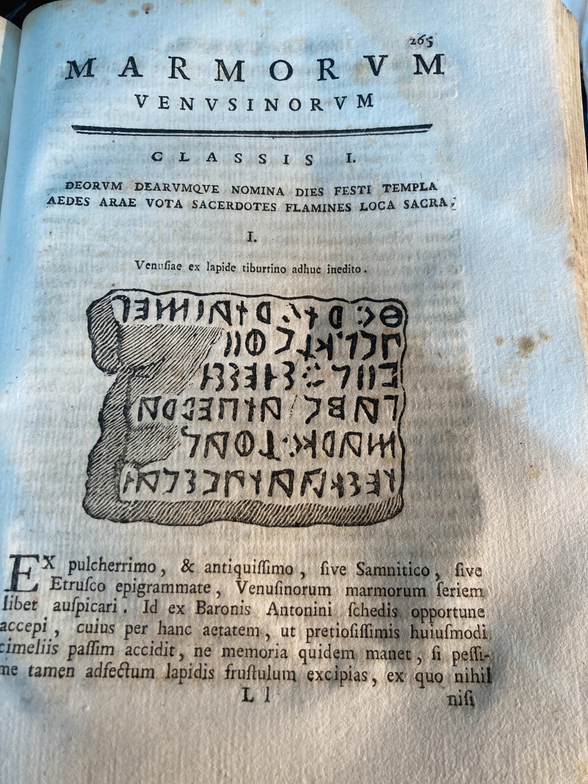 Antica Storia Locale: Michaelis Archangeli Lupuli, Iter Venusinum, 1793