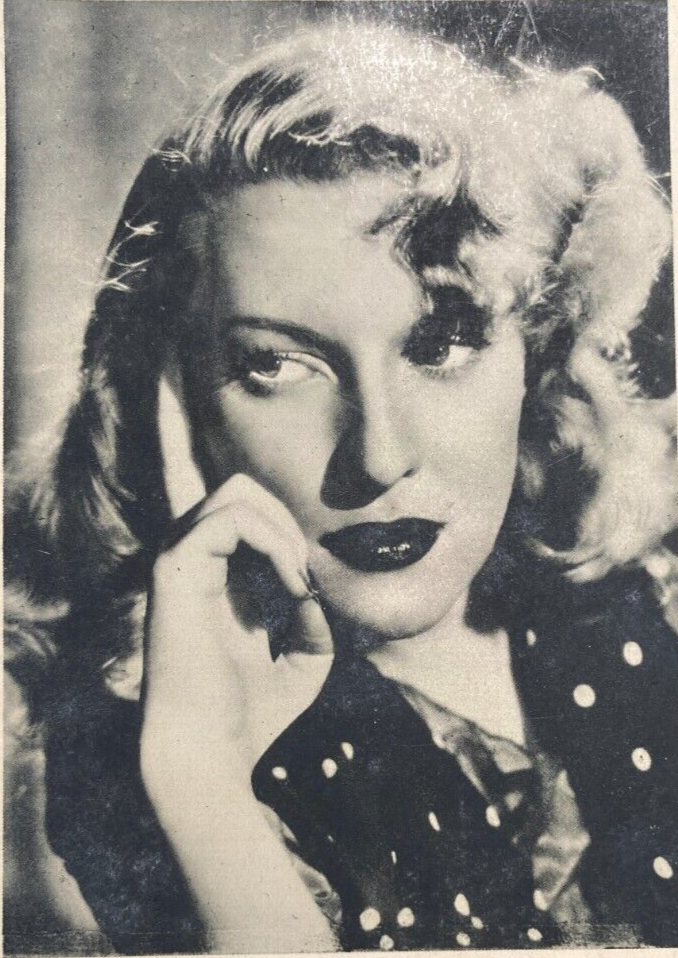 Ritratto Fotografico Di Mariella Lotti, Cartolina d'Epoca